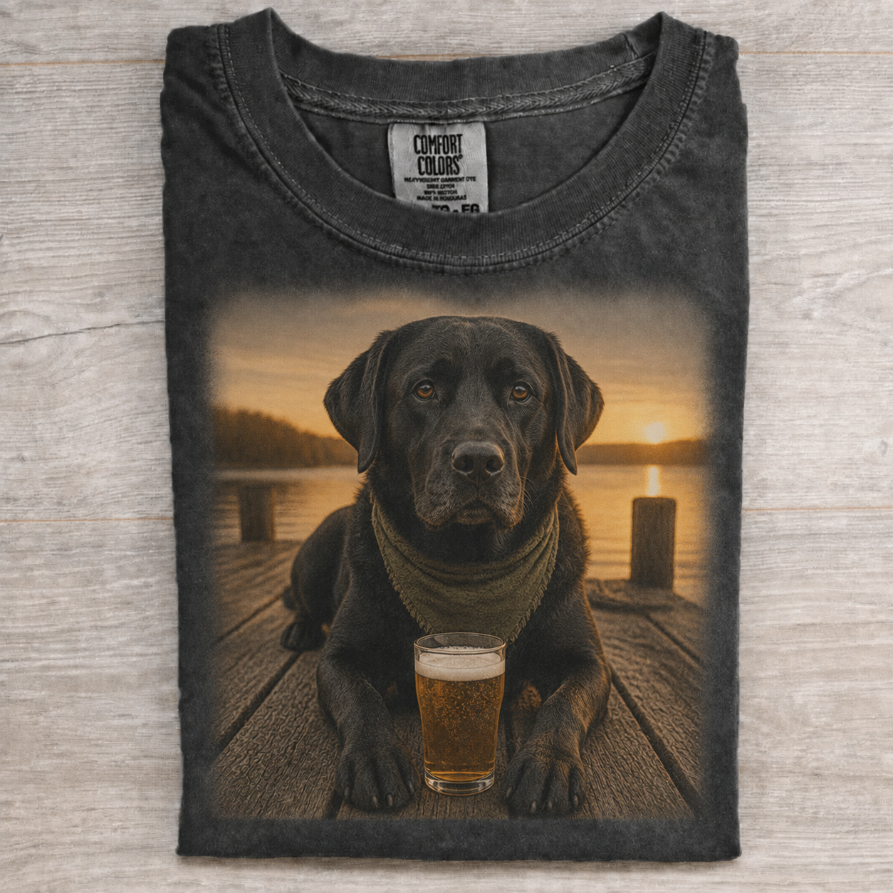 Black Labrador Lakeside Beer T-shirt