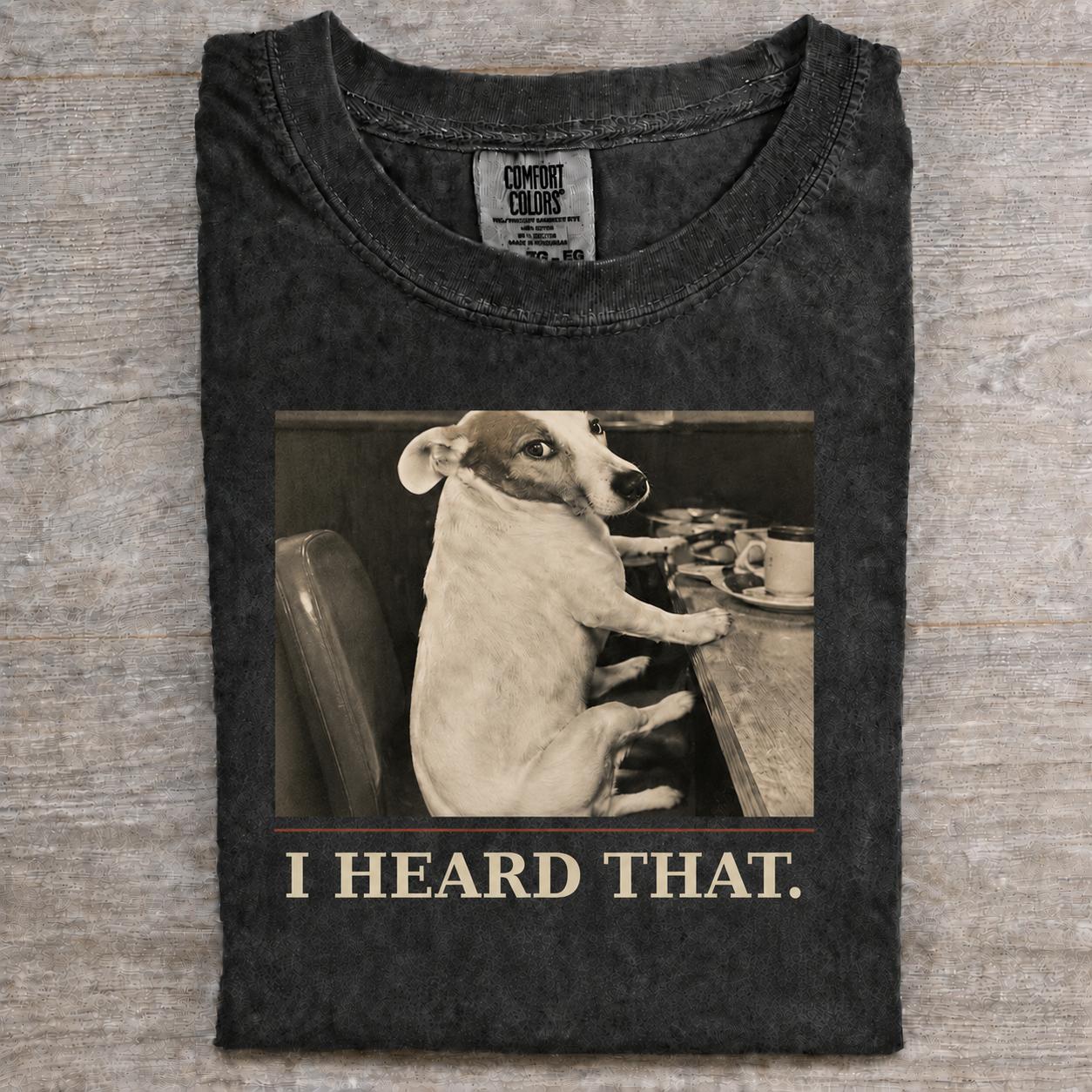 Jack Russell I Heard That Vintage T-shirt