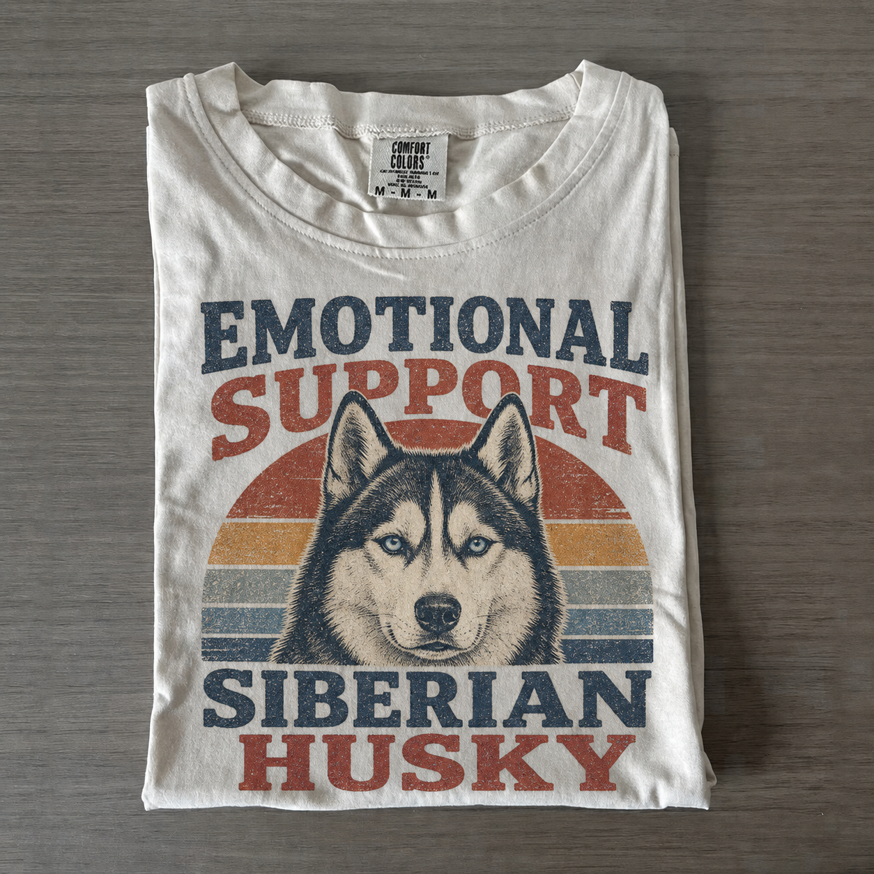 Emotional Support Husky T-shirt