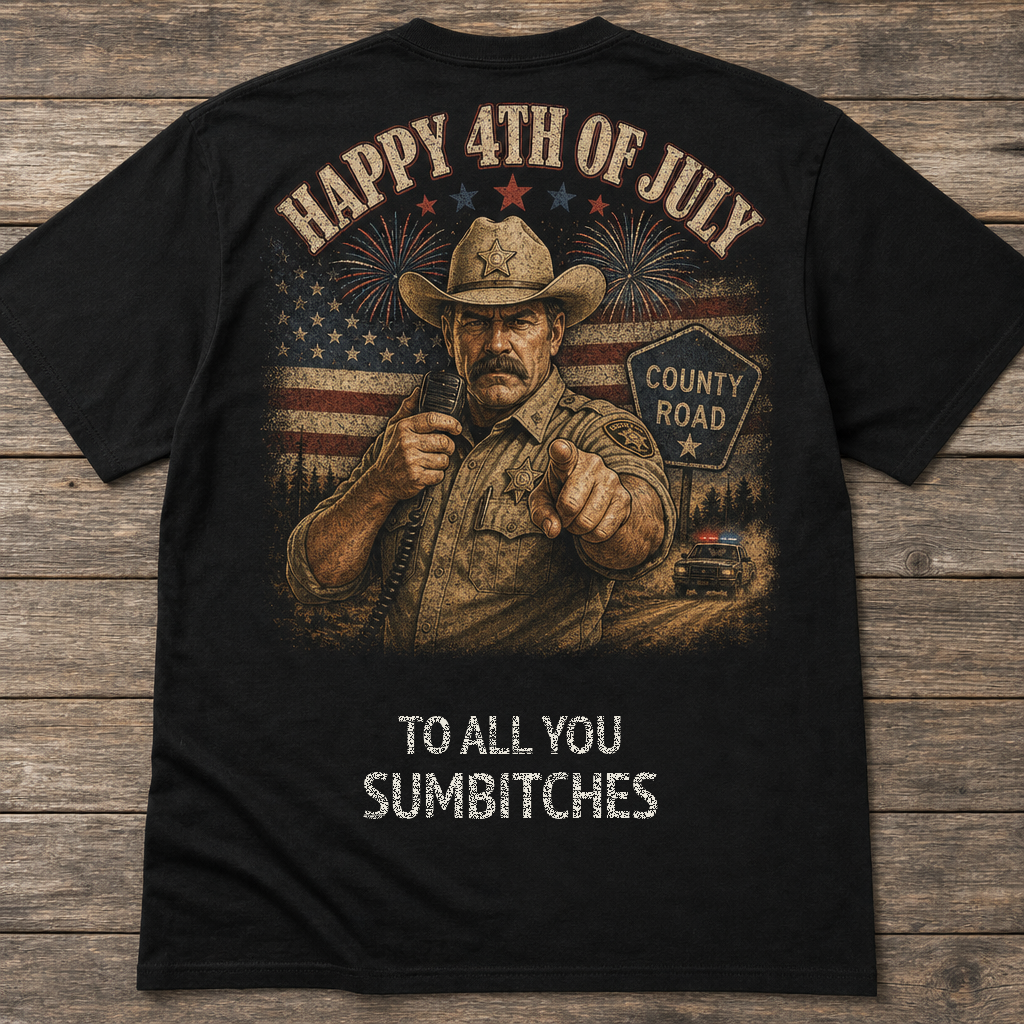 Happy 4th of July Fireworks Patrol Sumbitches T-shirt