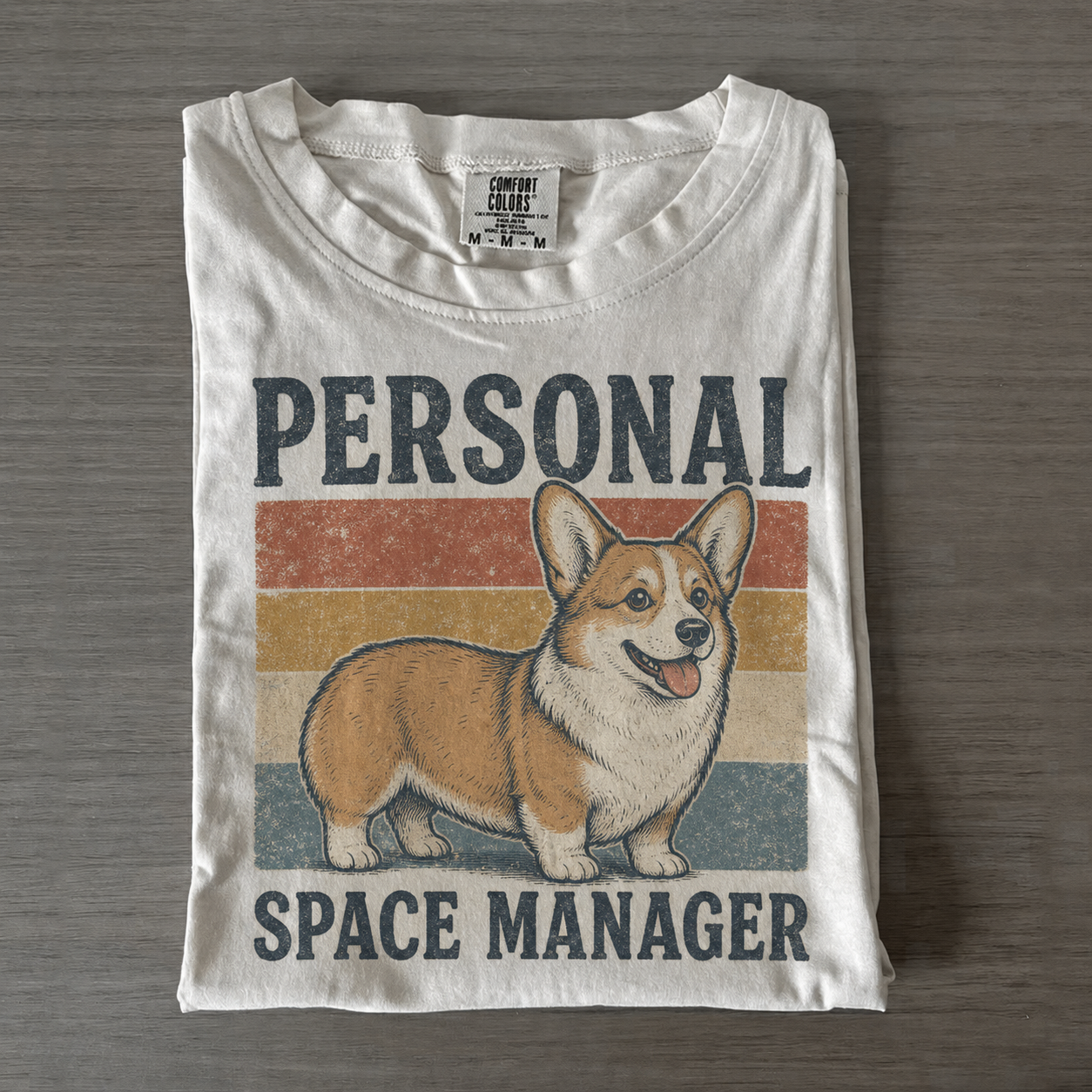 Corgi Personal Space Manager T-shirt