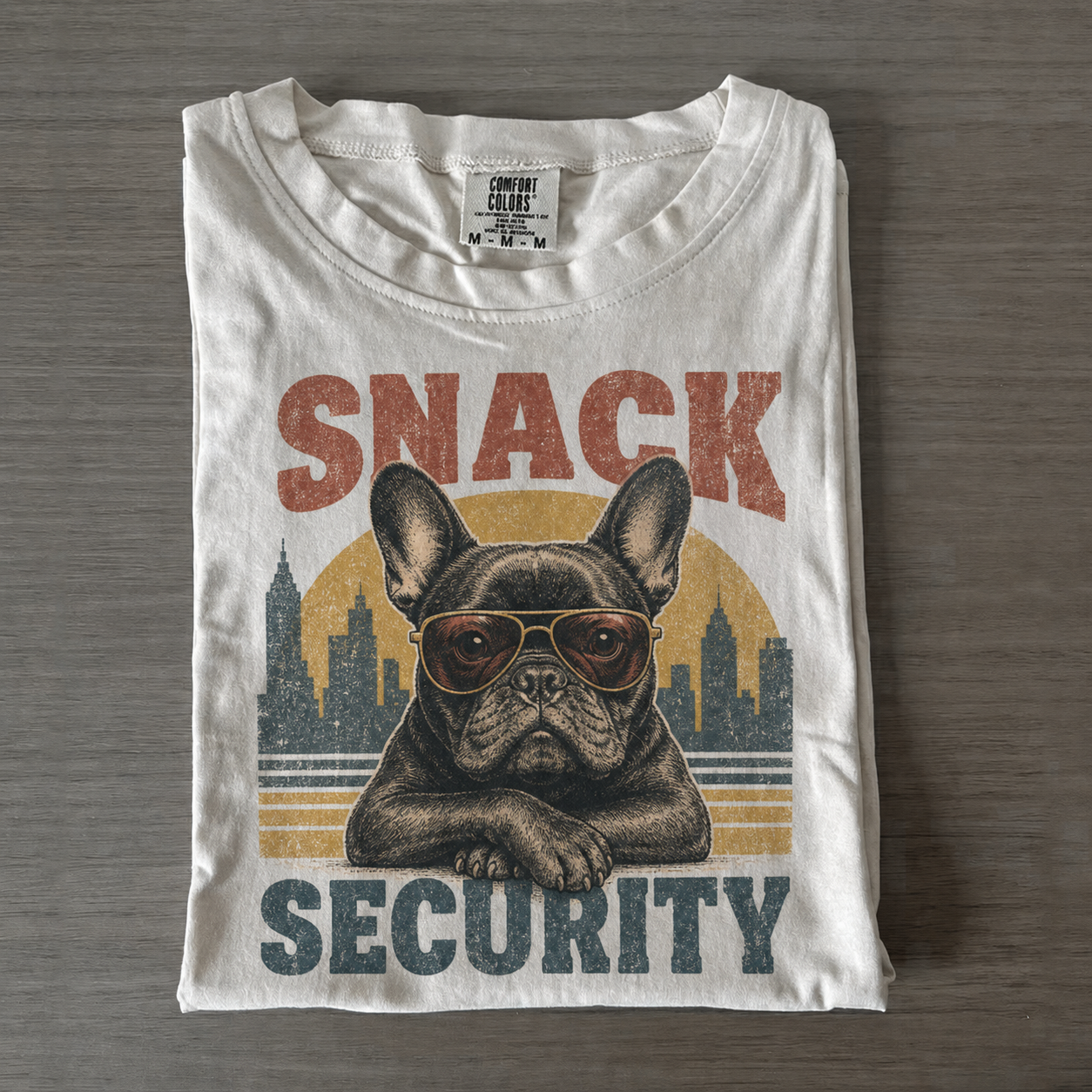 Frenchie Snack Security T-shirt