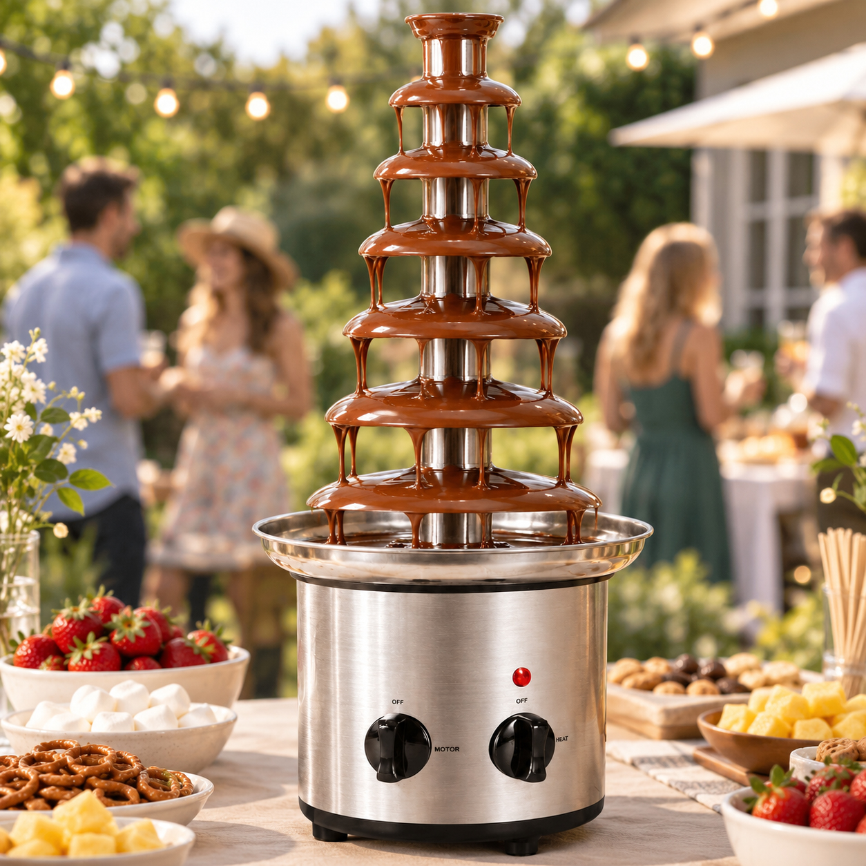 Meliivia Chocolate Fountain