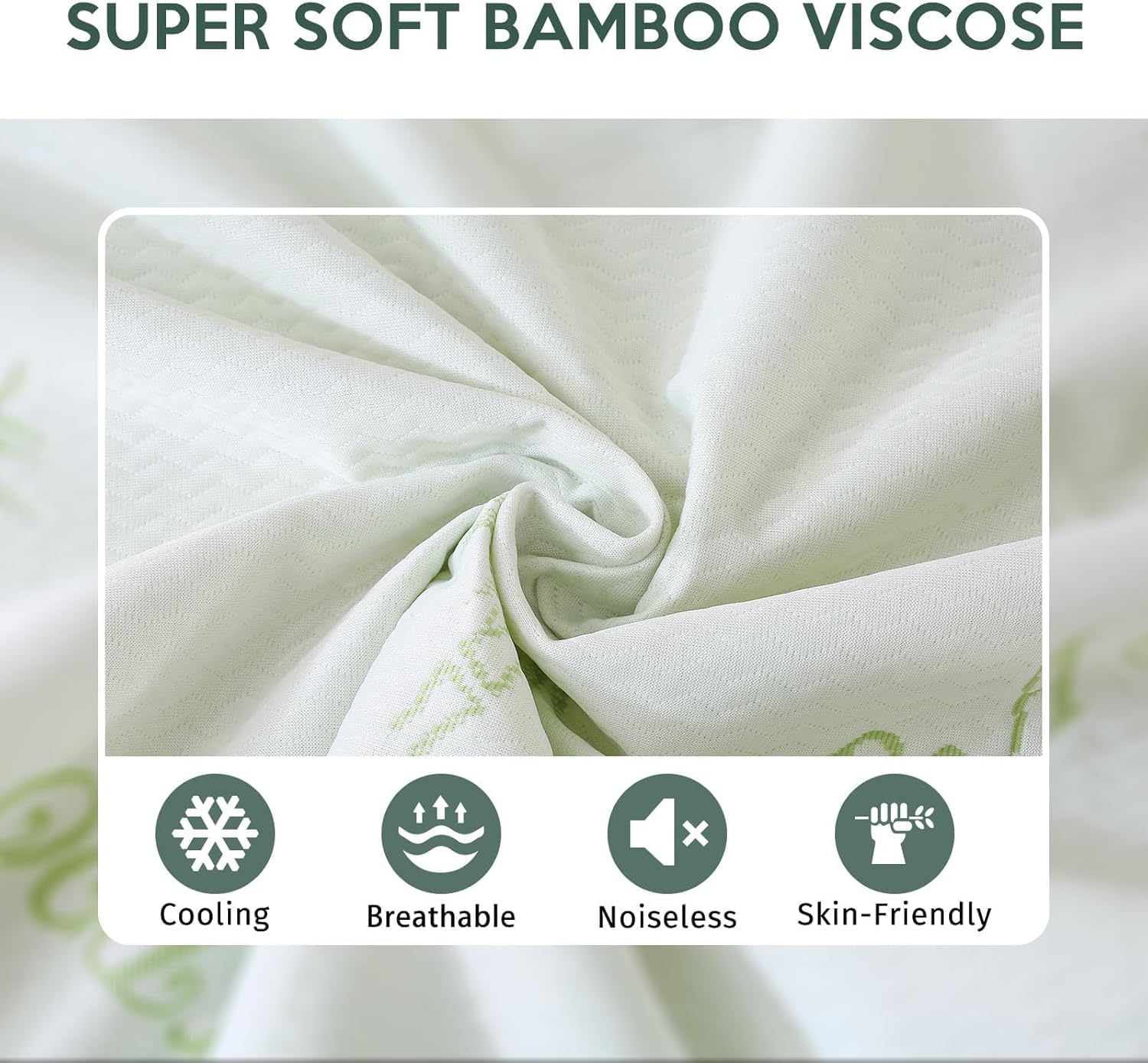 MUXHOMO Twin Mattress Protector Waterproof, Mattress Cover Twin Size Bed, Cooling and Breathable Bed Pad Cover, Deep Pocket 8"-21"