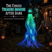 Solar-Powered Haunted Halloween Scene Garden Lights