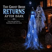 Solar-Powered Haunted Halloween Scene Garden Lights