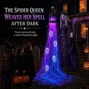 Solar-Powered Haunted Halloween Scene Garden Lights