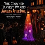 Solar-Powered Haunted Halloween Scene Garden Lights
