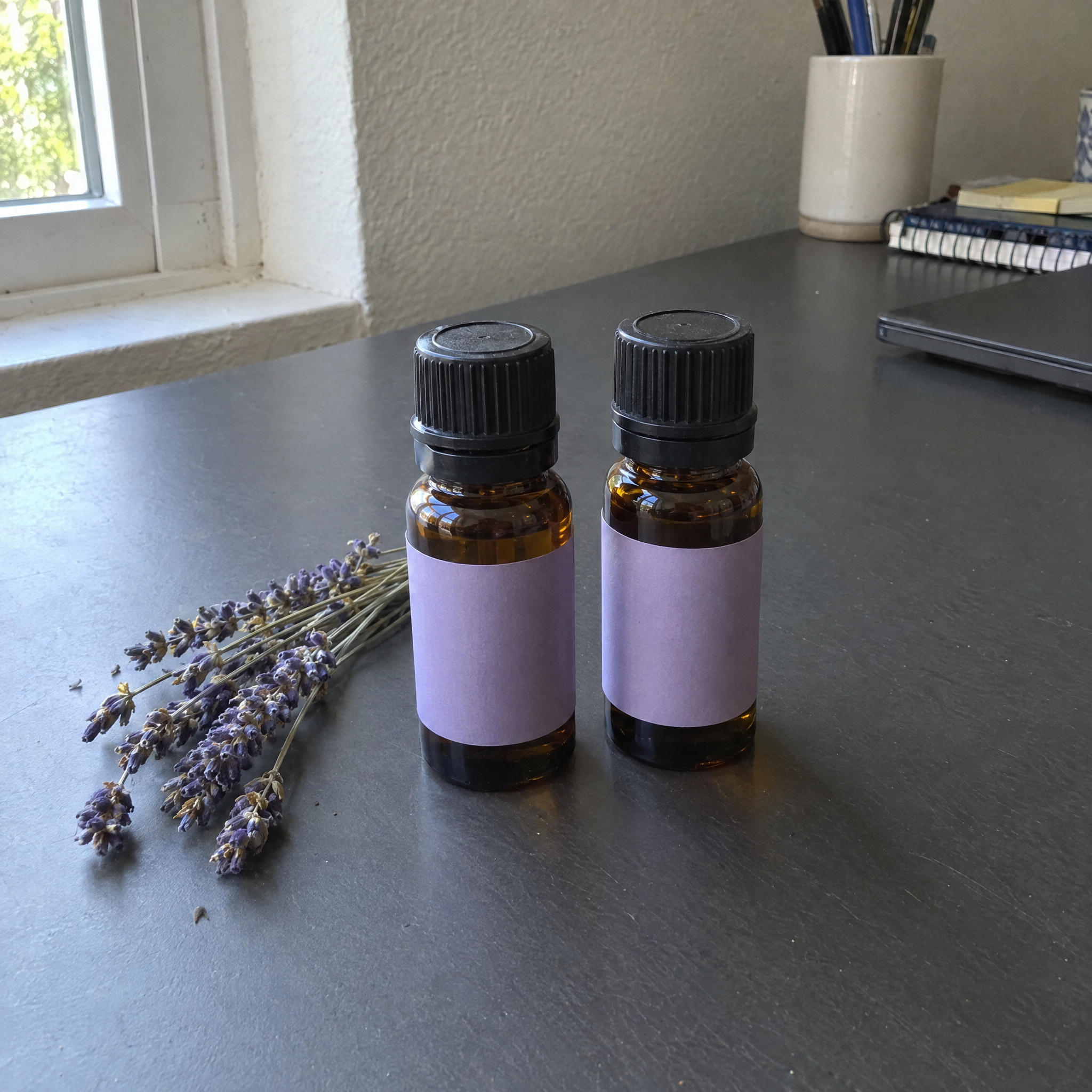 Lavender-scented car fragrance