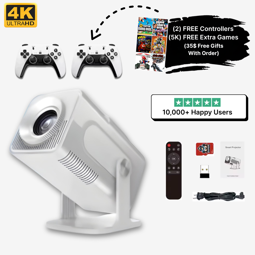 Retro game projector console kit