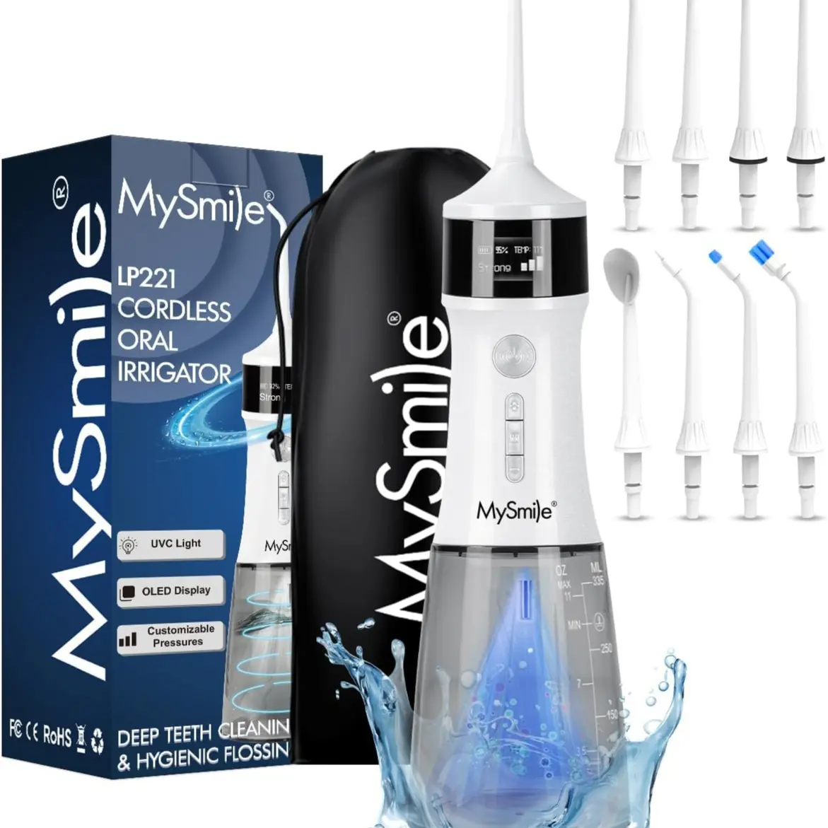 LP221 Cordless UVC Water Flosser