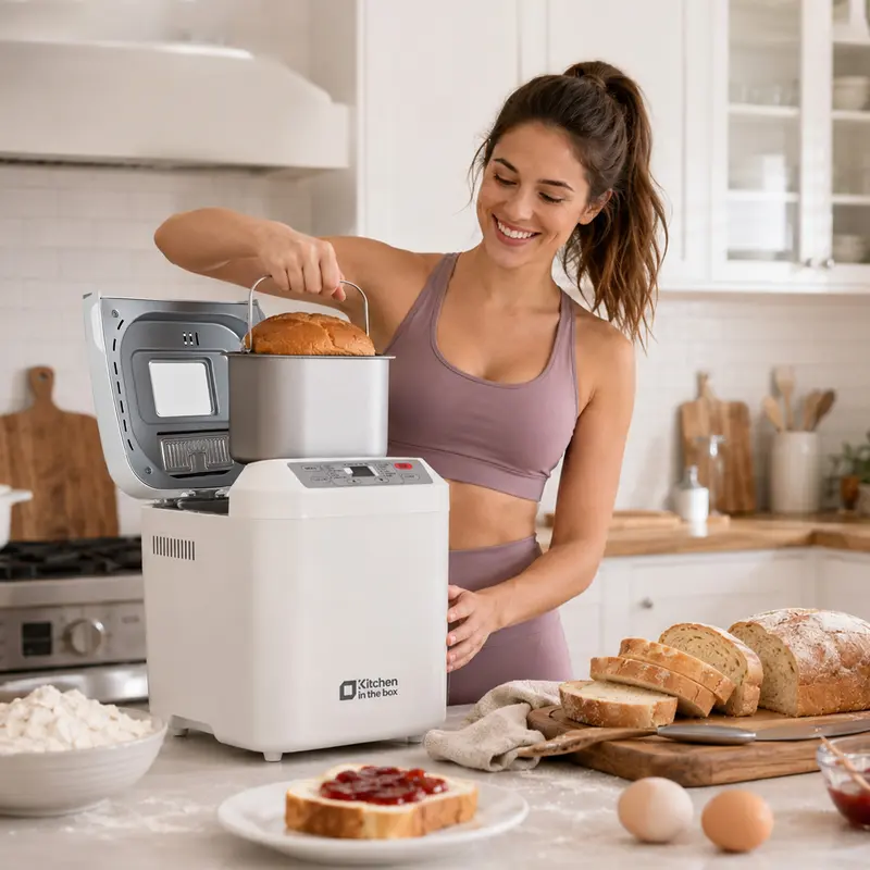 Automatic Bread Maker Machine, 12-in-1, 2LB