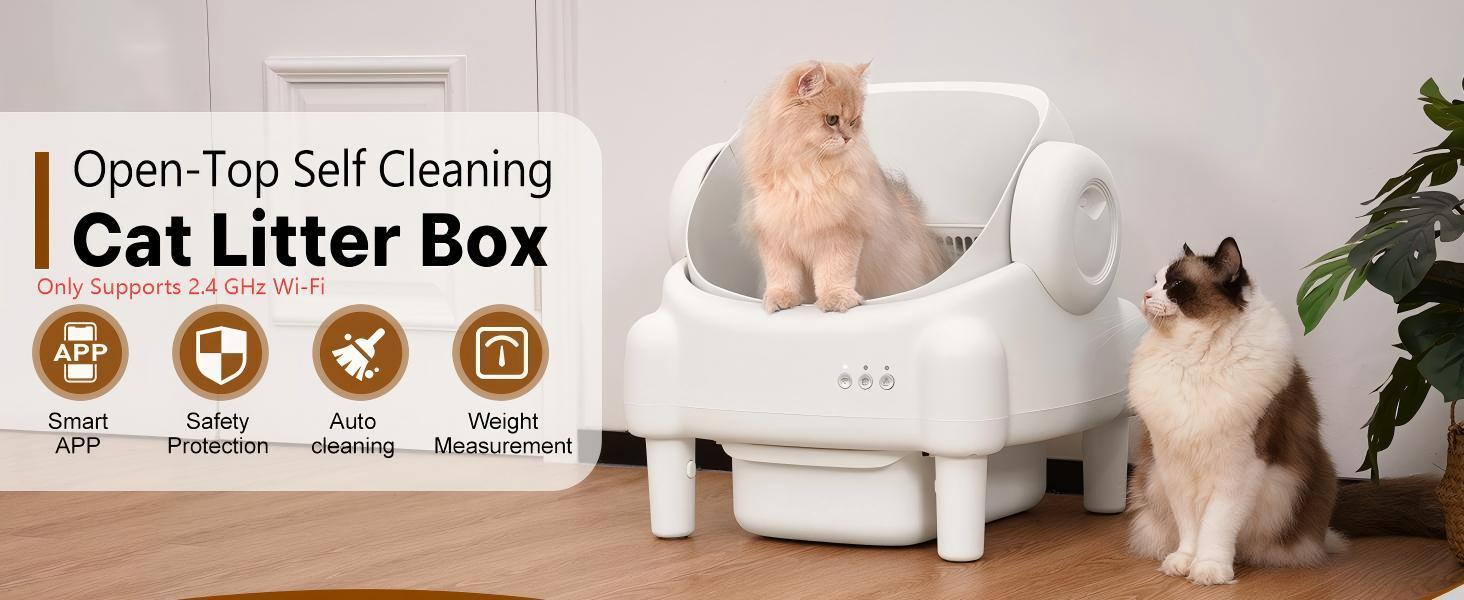 Automatic litter box removable tray