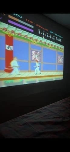 Customer wall projection photo