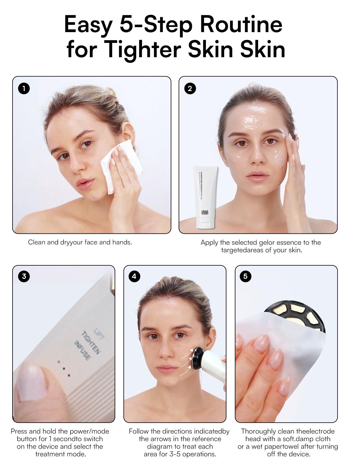 Rechargeable facial beauty device