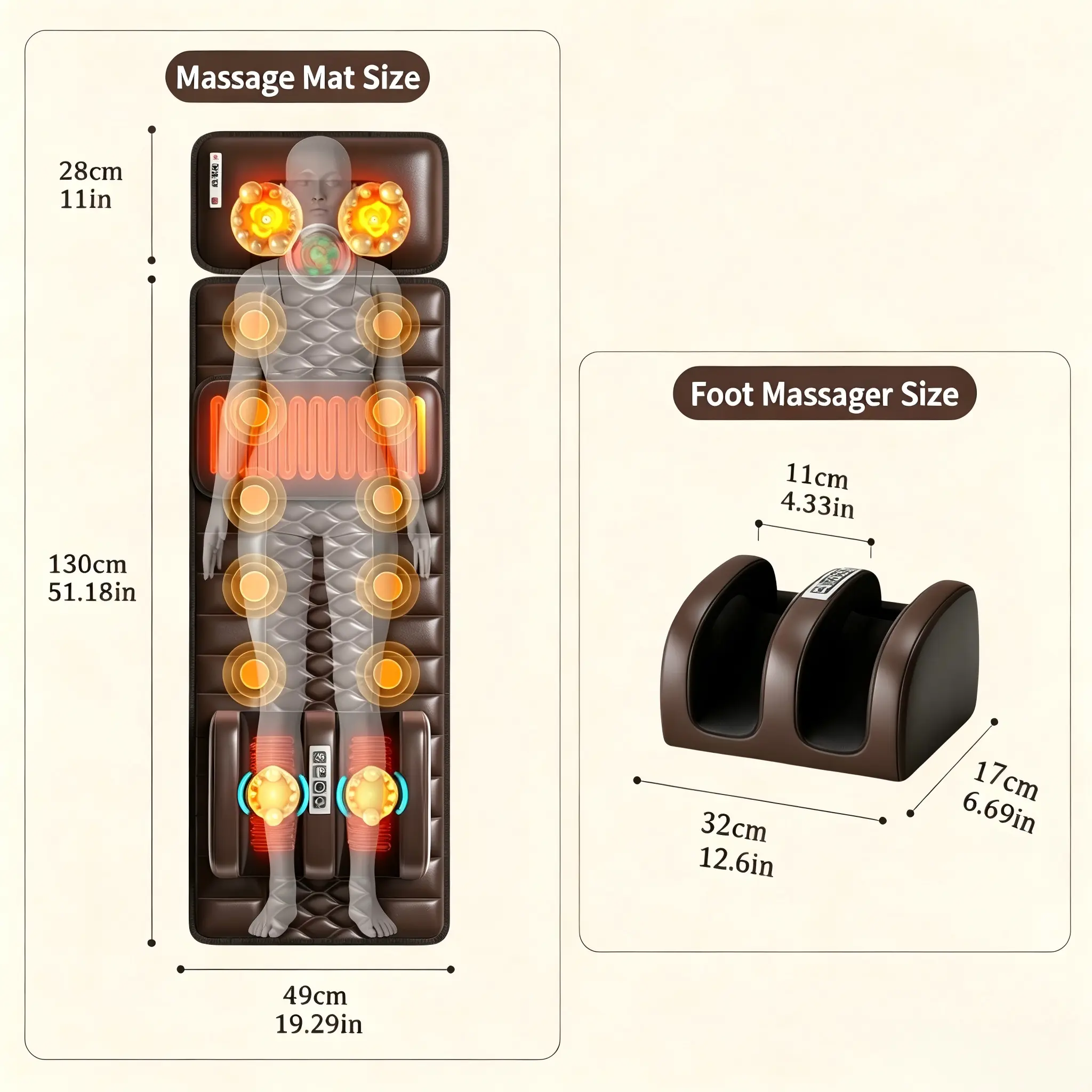 Full body massage mat product image 7