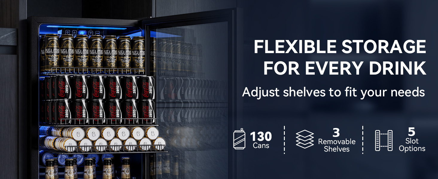 Flexible beverage storage