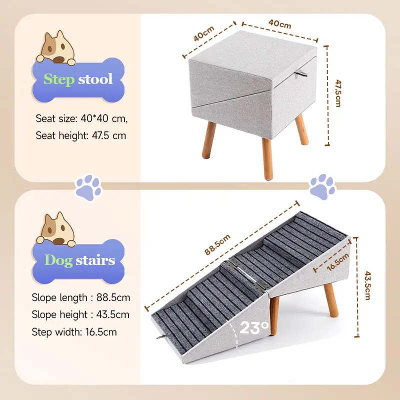 17-inch dog stairs ramp product image 8