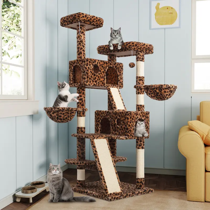 Multi-level cat tree tower product image 7