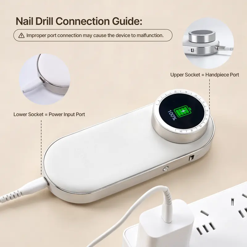 Onail Pro Max Nail Drill 50,000 RPM USB-C Handpiece