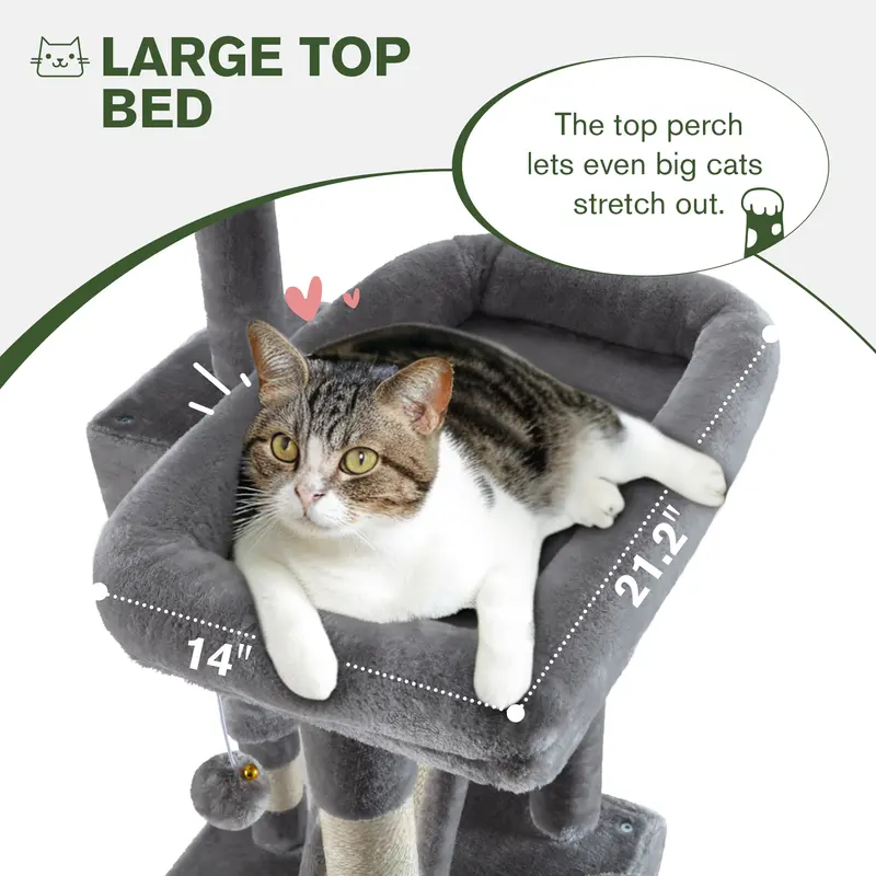 Multi-level cat tree tower product image 5