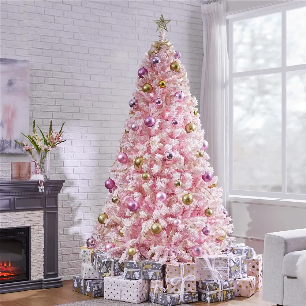 Artificial Christmas tree - Pink-7.5FT