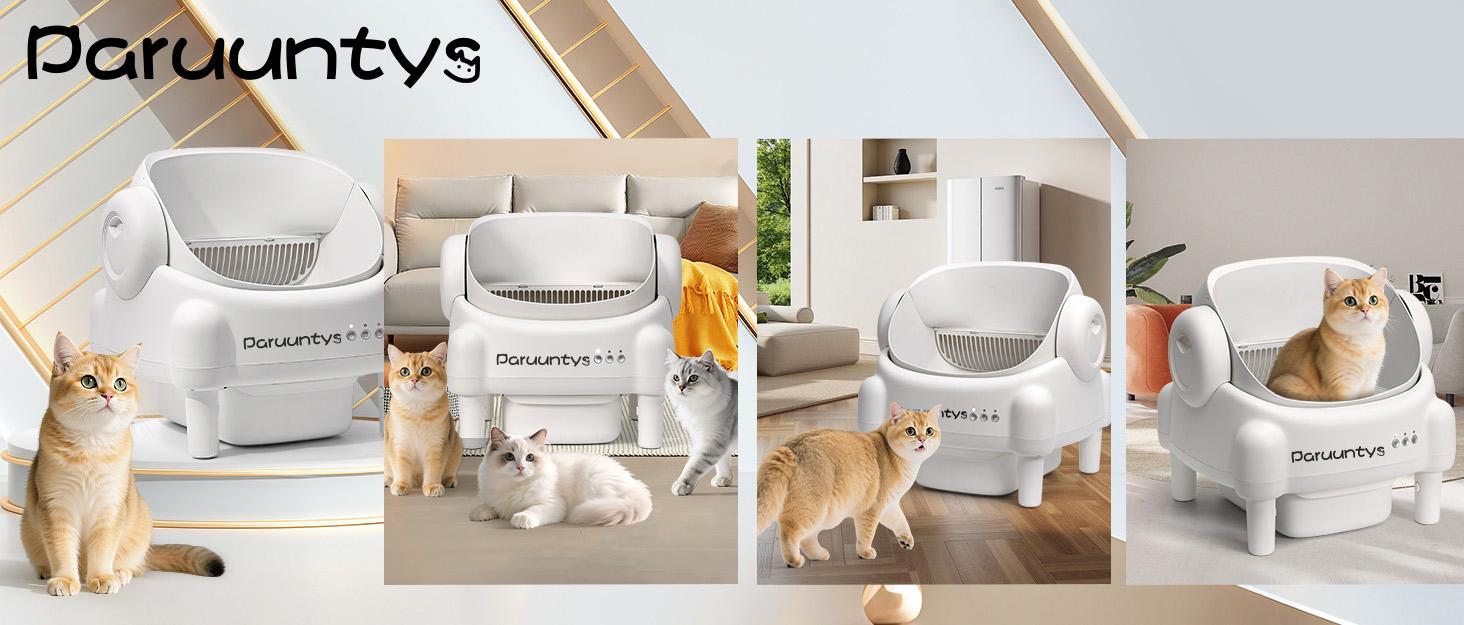 Automatic litter box multi sensor safety system