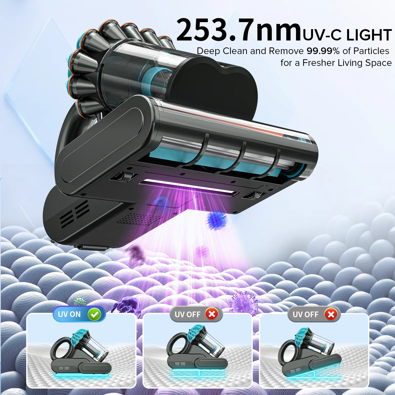 18KPa mattress vacuum suction