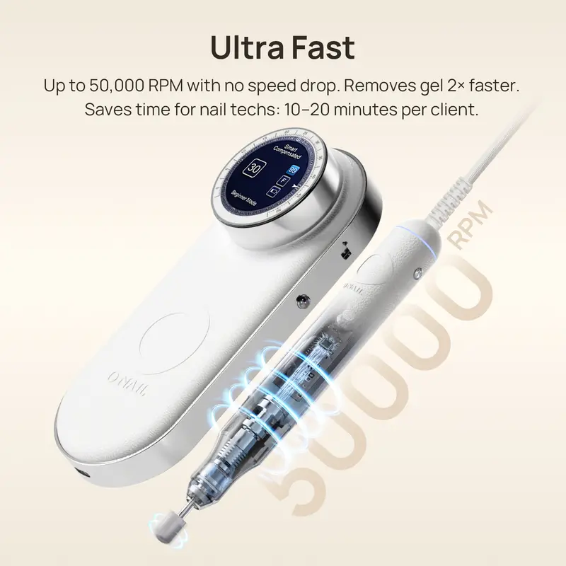 Onail Pro Max Nail Drill 50,000 RPM USB-C Handpiece