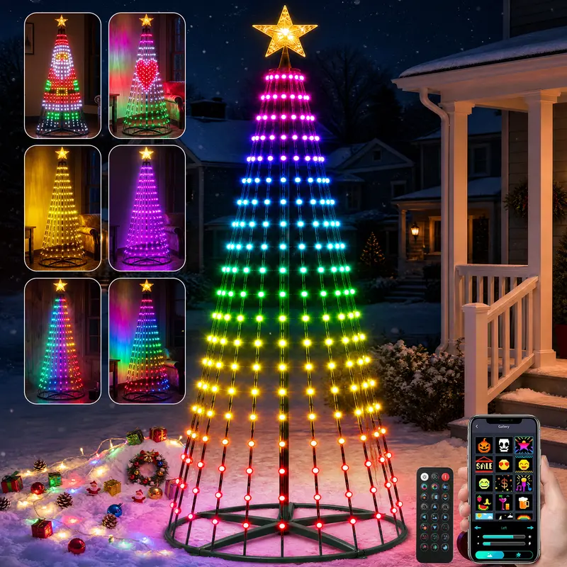 7ft smart RGB Christmas tree light product image 3