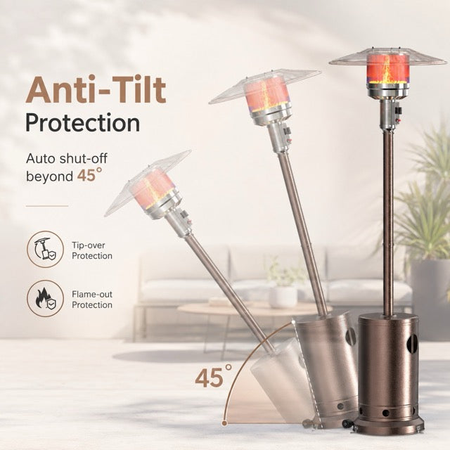 45 degree tip over safety protection