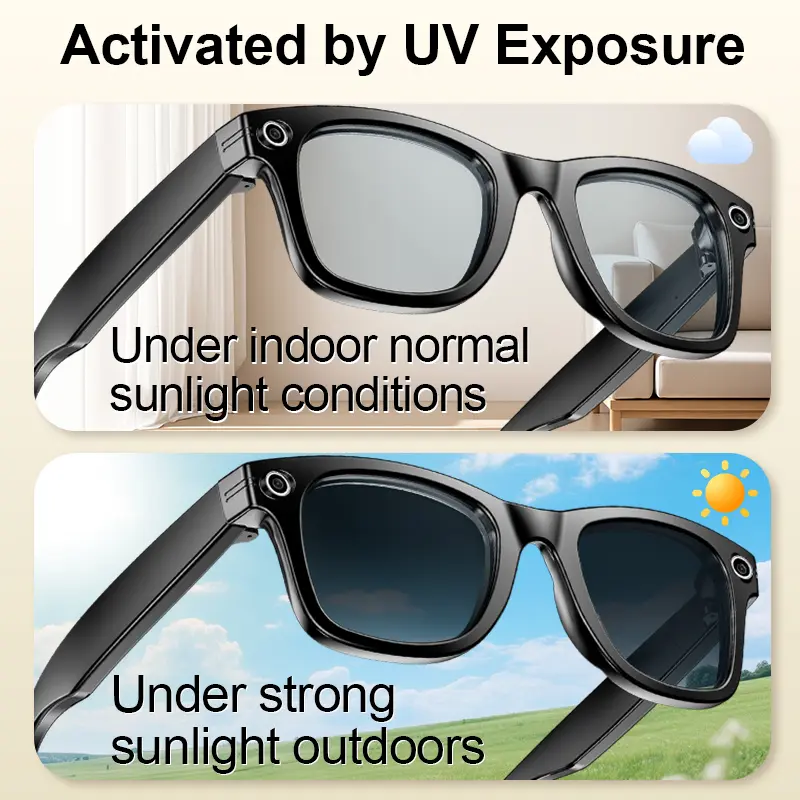 Bluetooth Smart Glasses with 8MP Camera