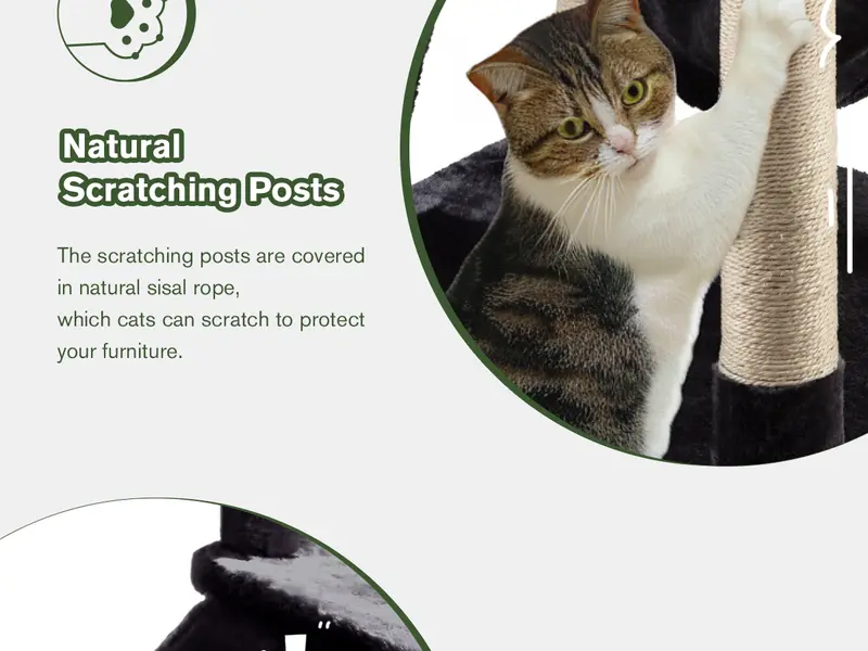 Multi-level cat tree tower product image 13