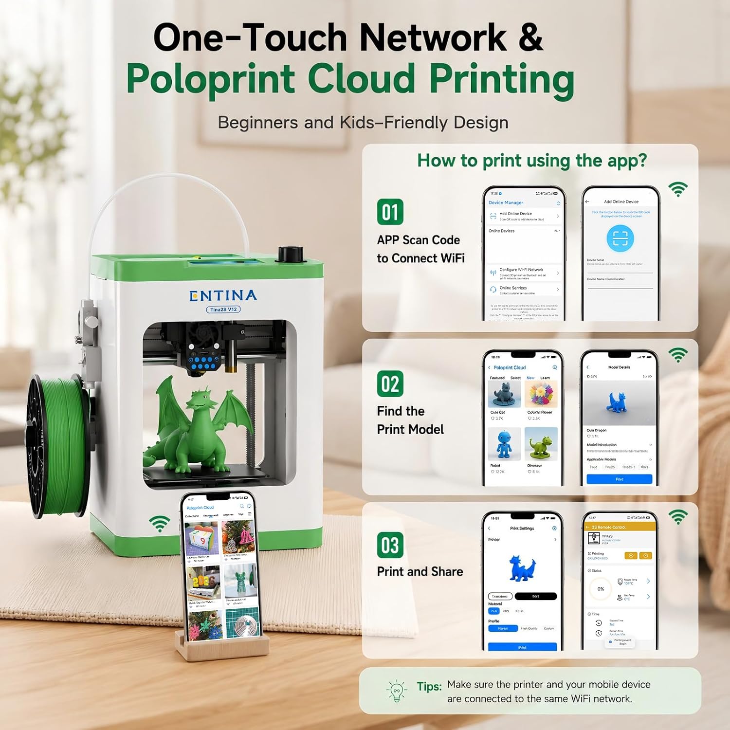 Tina2S 3D printer feature image 9