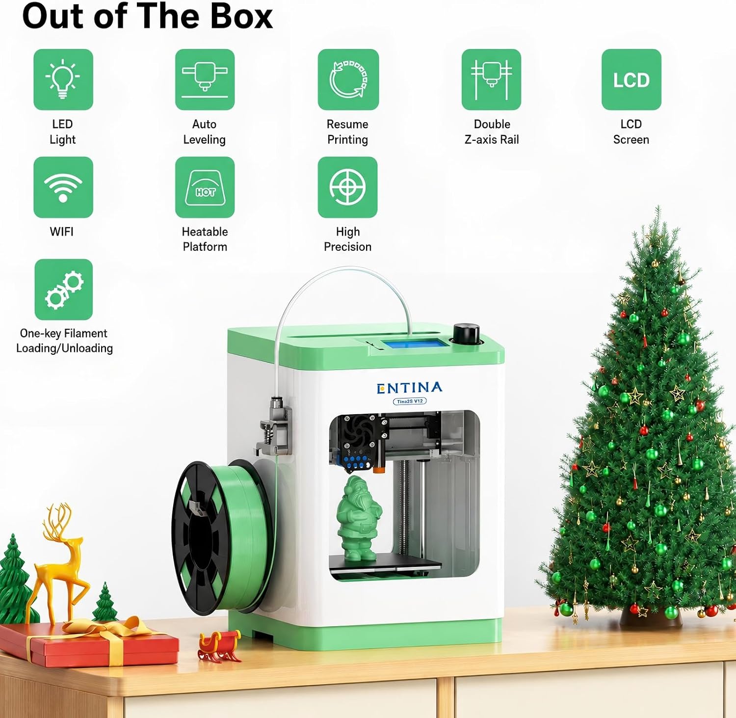 Tina2S 3D printer feature image 2