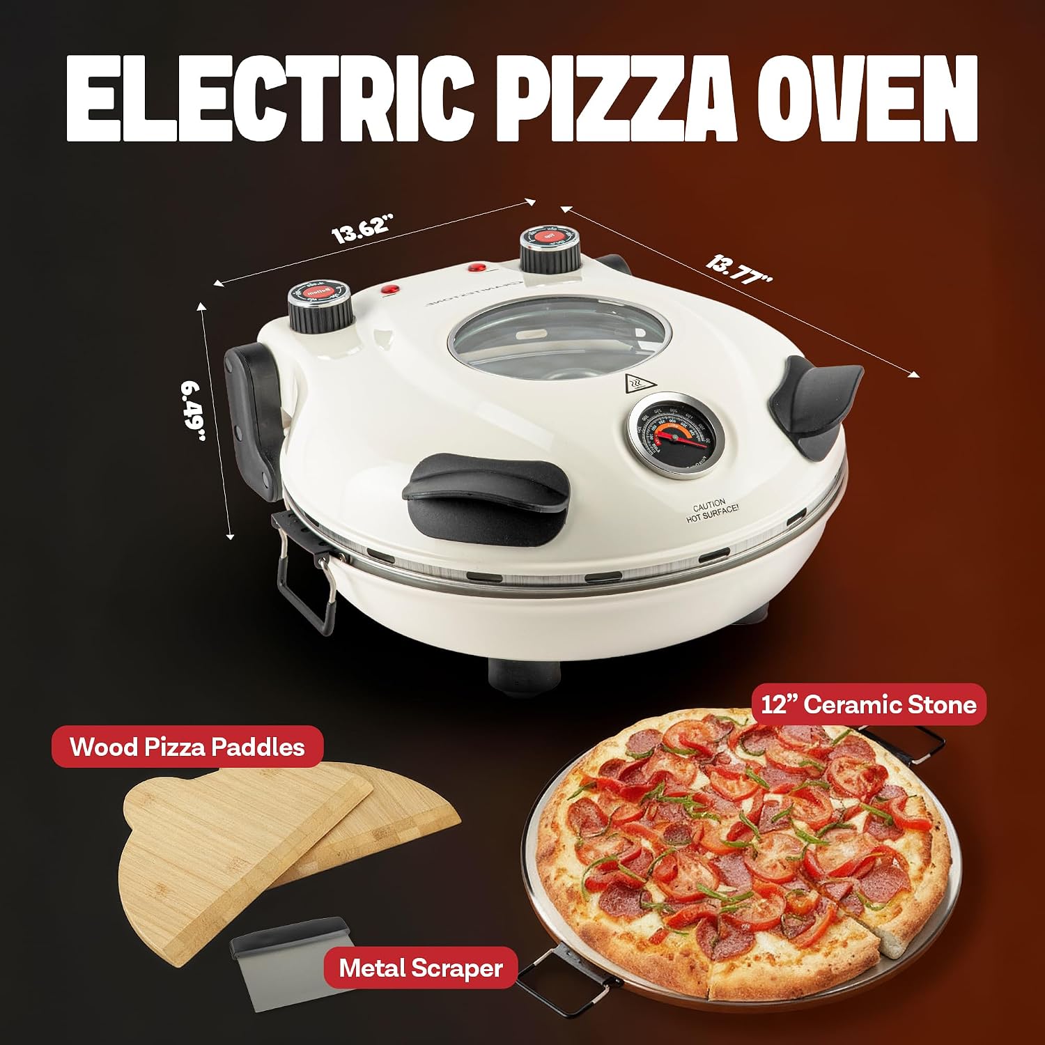 PIEZANO countertop pizza oven product image 5