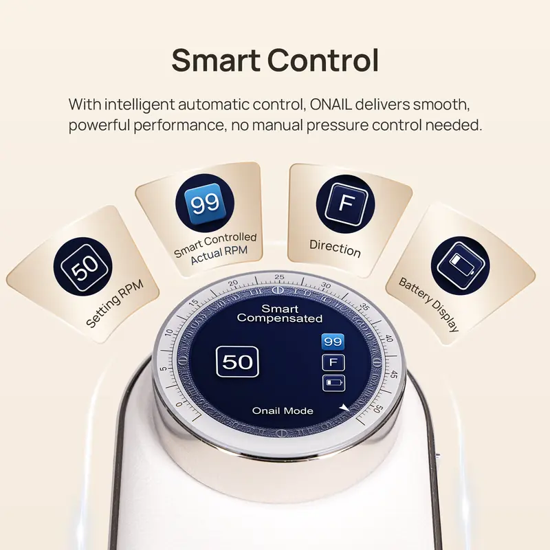 Onail Pro Max Nail Drill 50,000 RPM USB-C Handpiece