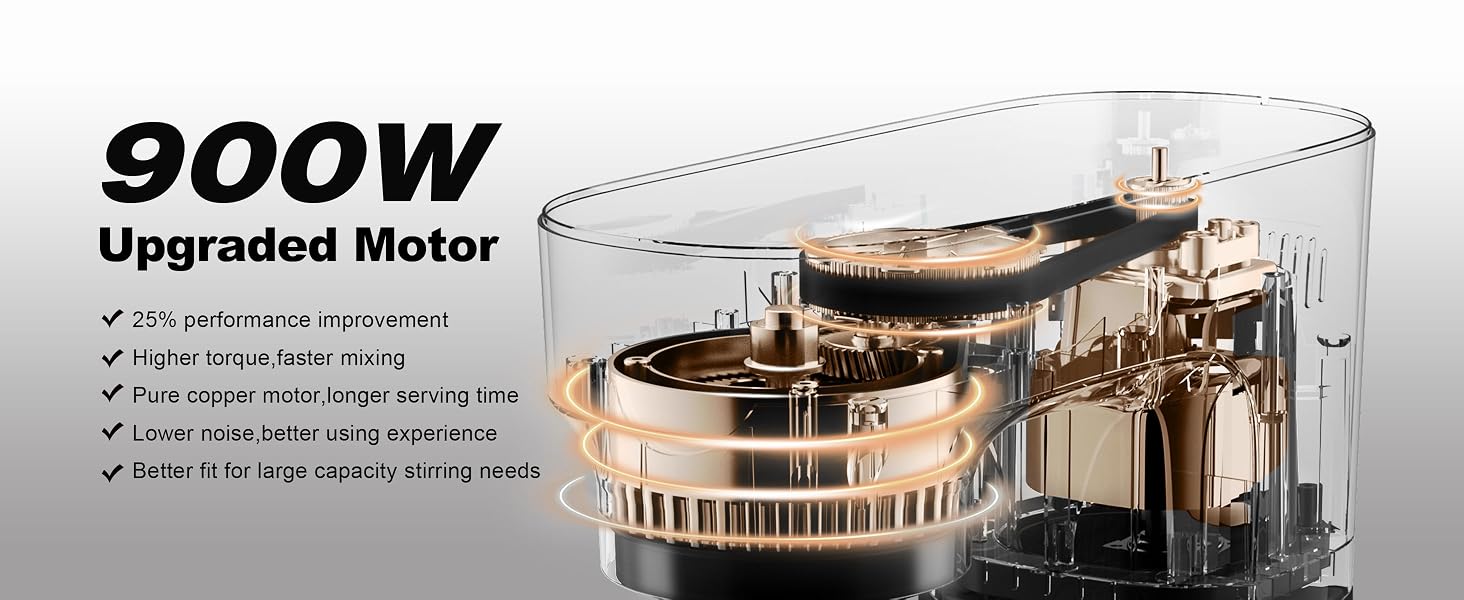 8.5QT 900W stand mixer product image 15