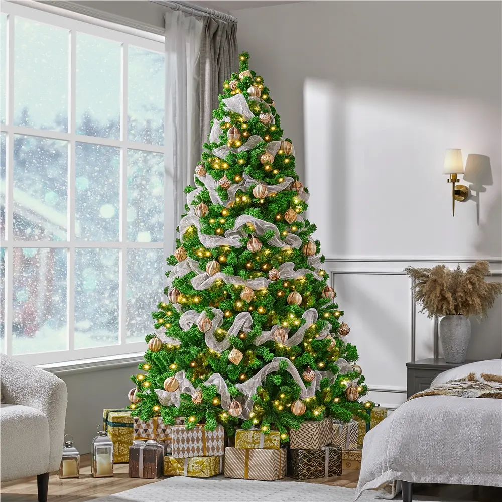 Artificial Christmas tree - Pure Green-7.5FT