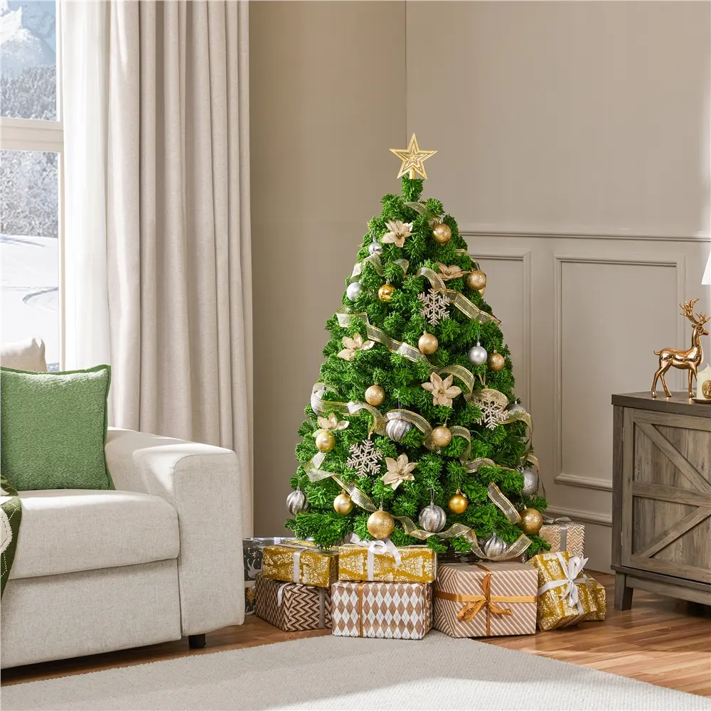 Artificial Christmas tree - Pure Green-4.5FT