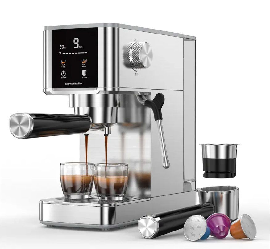 20 Bar Stainless Steel Drip Coffee Maker
