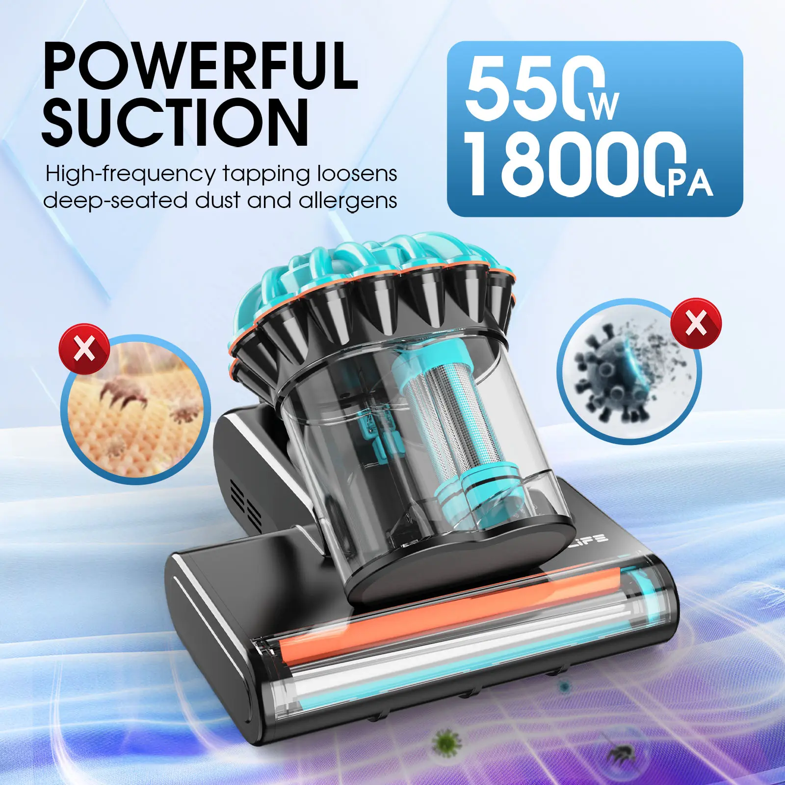 Purple mattress vacuum