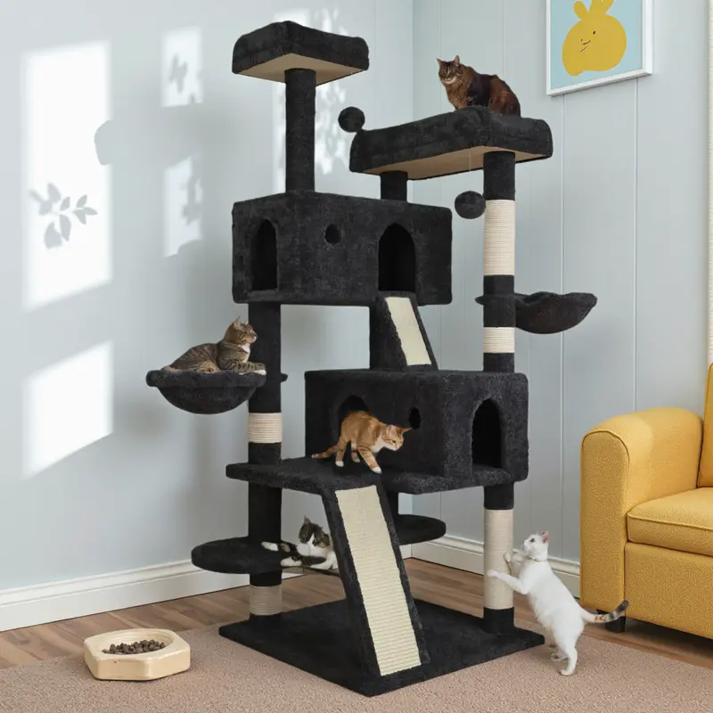 Multi-level cat tree tower product image 1