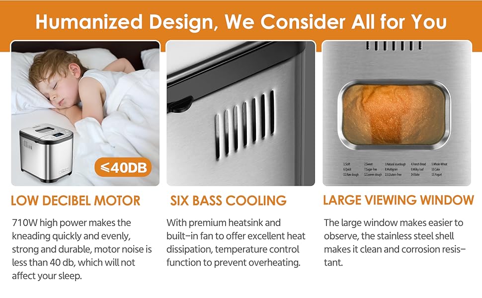 Automatic 15-program bread maker product image 11