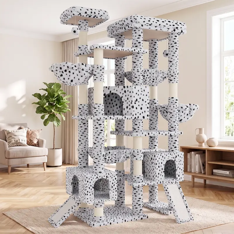 Cat tree tower - Spotted-87 inches