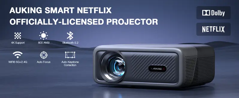 Smart home projector setup