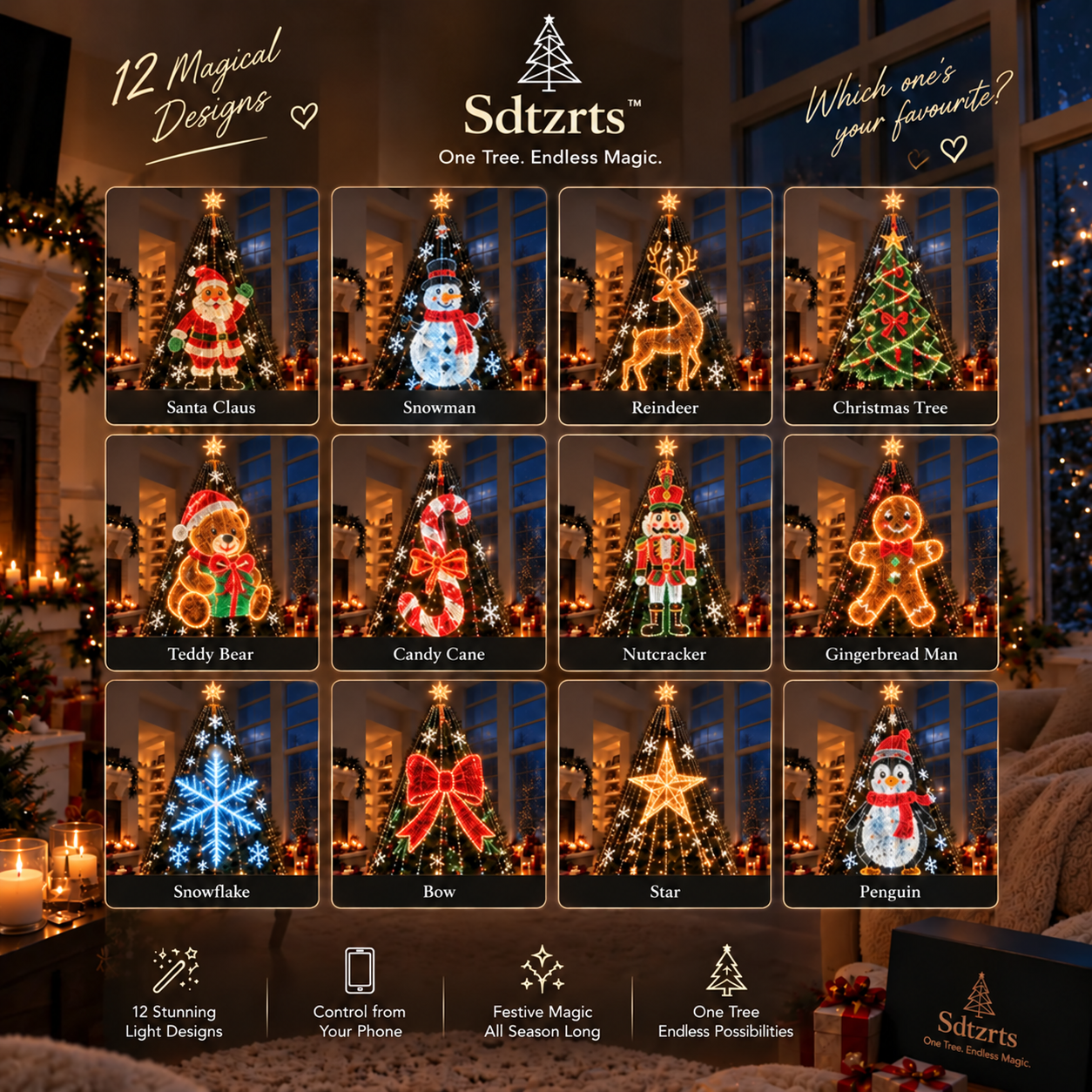 Sdtzrts™ — Christmas Tree LED Lights