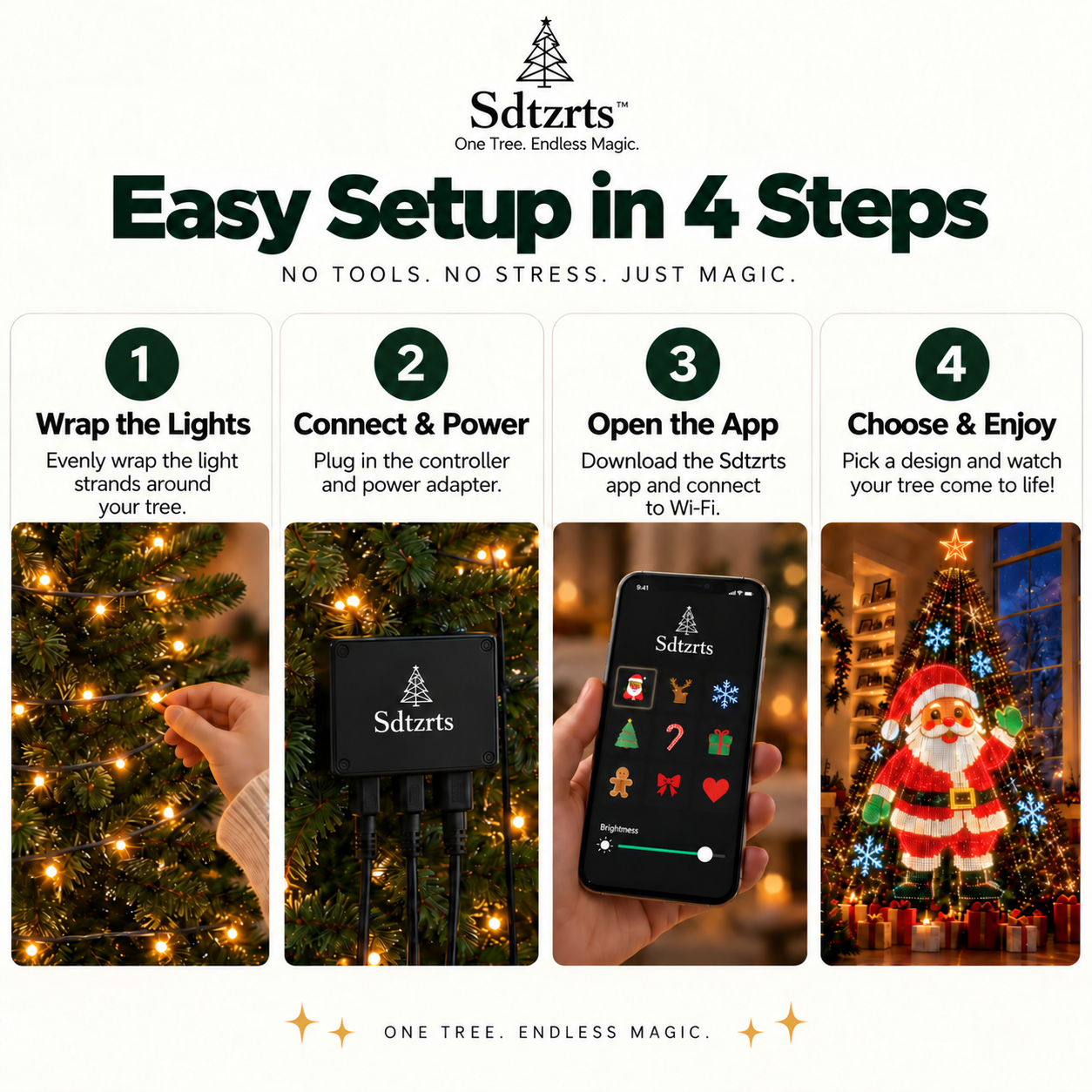 Sdtzrts™ — Christmas Tree LED Lights