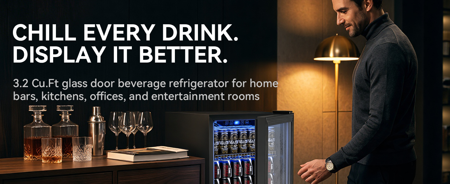 Beverage refrigerator overview