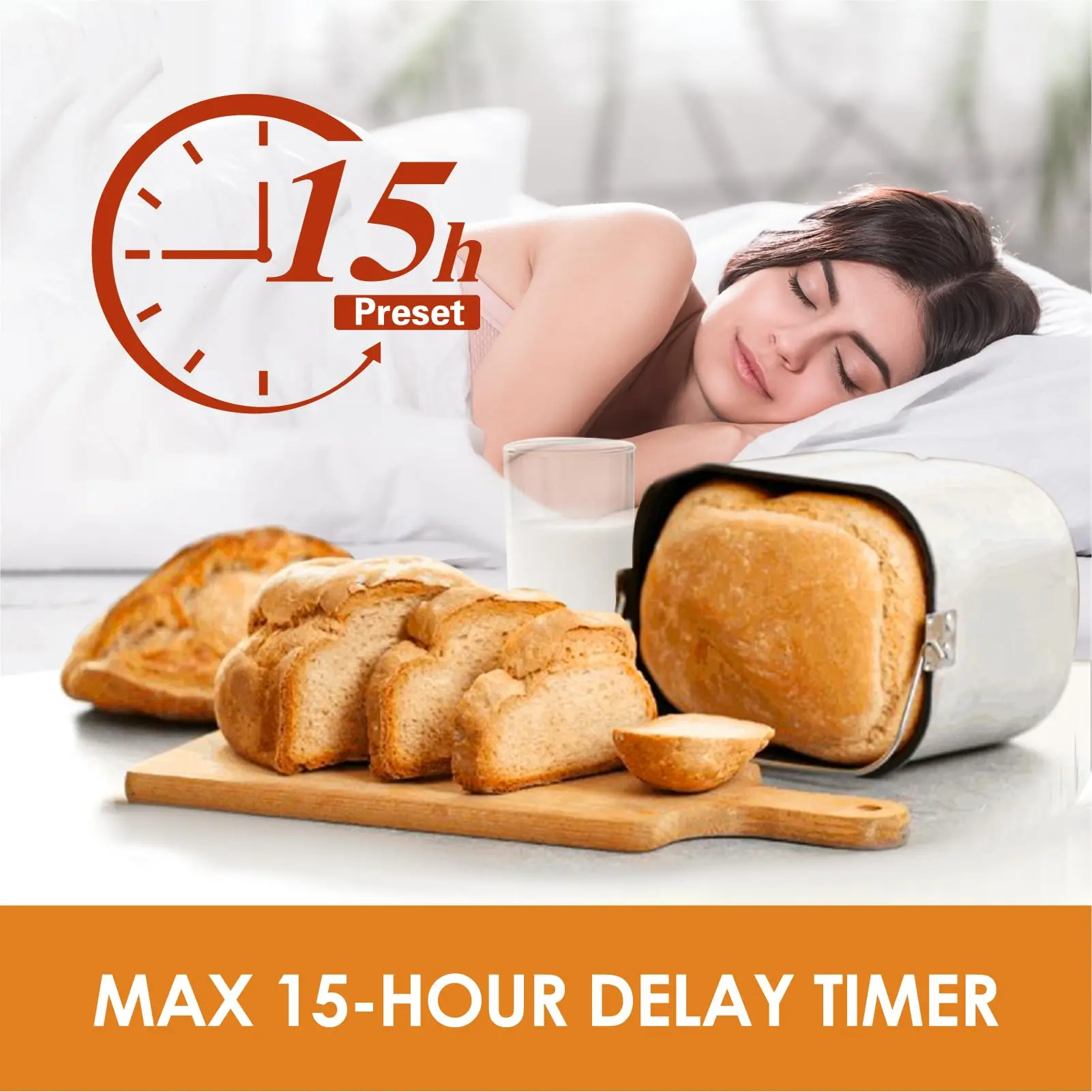 Automatic 15-program bread maker product image 3